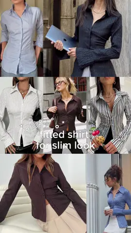 find your pinterest style here ! #fittedshirt #shirt #workshirt #OOTD #fashioninspo #flareshirt #fittedtop #top #trendy #pinterestoutfit #pinterestgirl #y2k #spilloutfit 