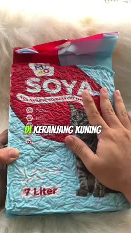 Pasir tofu soya rekomendasi pasir untuk kucing #pasirtofu #pasirkucing 