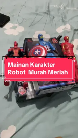 Mainan Karakter Anak #captainamerica #spiderman #mainananak 