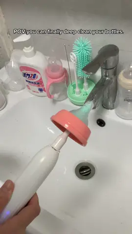 As a new mom,this electric bottle cleaners suits me so well🥰#mommedmusthaves #newmomtips #newmom #babyregistry #babythings#baby #goodthing #tiktokshop 