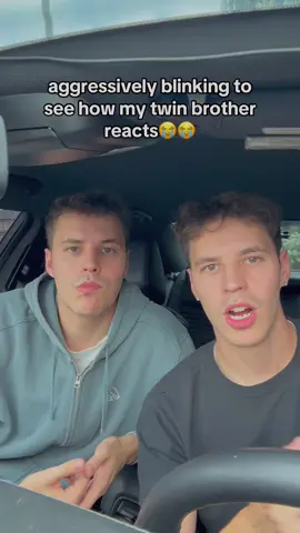 “Your eyes are gonna fall out of your head relax”😳😭 #fyp #viral #funny #reaction #twins 