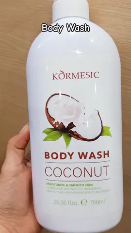 Body Wash Coconut - helps your skin to  Moisturize and Smooth skin.✨#bodywash #bodycare  #kormesic 