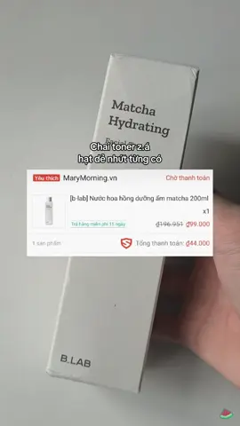 chắc có lẽ là chai toner z.á hạt dẻ nhứt rùi đó ha, mà ko hiểu s thoa lên nó man mát lạ lúmmm🥶🥶 ✨B-Lab Matcha Hydrating Toner✨ 🌟không reup dưới mọi hình thức, kể cả có credit #trending #skincare #koreanskincare #kbeauty #skincaretips #melonskincaree #blab #b_lab #toner #hydrating #soothing #acne #sensitiveskin #mun 