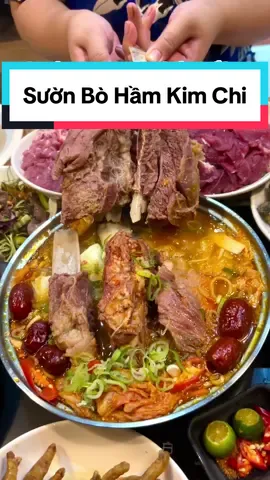 Quán Lẩu Sườn Bò Hầm Kim Chi Rẻ Vô Địch Mà Cô Chủ Cam Kết Tươi Uy Tín #food_wanderlust #AnCungTikTok #food #viral #trending #fyp 