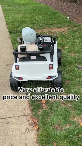 My kids are so obsessed with their new electric car!   #electriccar #toddlertoy #rideon #TikTokShop #jeep #remotecontrolcar #toddlersoftiktok  #cool #koolkids 