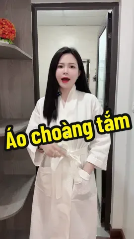 Áo choàng tắm KHÁCH SẠN dày dặn sang trọng lotus tower #champhanreview #châmphan #review #champhan #aochoangtam #lotustower 