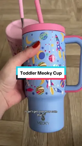 How cute!!😫 My daughter loves my Meoky cup so when I saw they had smaller ones I had to get one for her too!🥰  #meoky #cup #toddler #toddlermum #girlmum #toddlercup #tiktokmademebuyit #christmaspresent #xmaspresent #christmasideas #gift #gifts #toddlergiftideas 