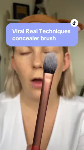 Honest review of the Real Techniques 242 Brightening Concealer brush! Not sponsored, if you want to use the TikTok shop link I’ll get a commission and if you don’t want to use my link you don’t have to 🥰 #realtechniques @Real Techniques UK #concealerbrush #makeupbrush 