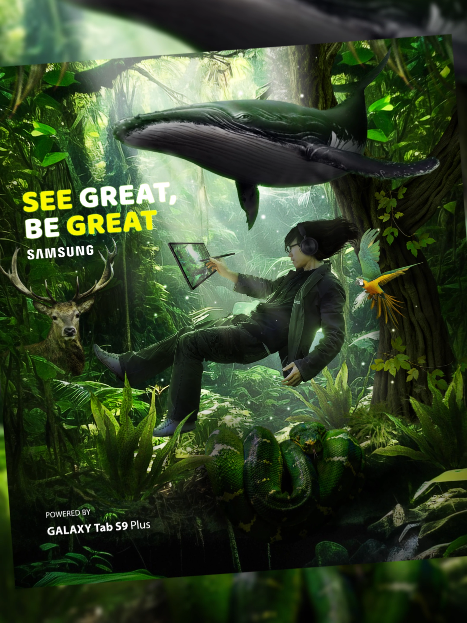 Photo Manipulation#designer #graphicdesign #manipulation #creation#photoshop #poster #samsung