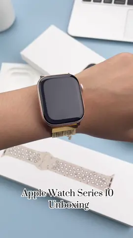 unboxing Rose Gold Apple Watch Series 10🥳✨🌹 #wearlizer #wearlizerband #wearlizerstrap #applewatchseries10 #unboxing #fyp #foryou #foryoupage 
