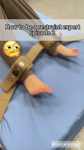 How to be a restraint expert?Just know the 3 steps🥰 #restraintstrap #restraint #restrain#restraints#hospital #teachingmoment#physicaltherapy#nursing#patient#patientcaretech#nurse#locked#fixieren#MentalHealth#mentalhealthmatters#mentalillness #bandage  