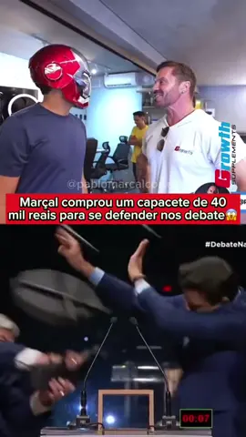 Pablo Marçal comprou um capacete para se defender nos próximos debates, assista😱😂@Renato Cariani @Growth Supplements  . . #renatocariani #cariani #cortesgrowth #pablomarçal #pablomarçal1 #homendeferro #capacete #brinquedos 