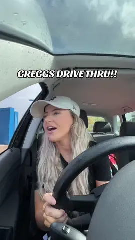 Greggs drive thru?! How did i not know about this!! #tastetest #foodreview #greggs 