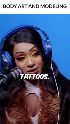 How many #tattoos do you have? @sweetlaia talks about importance of #selfexpression #fashion #fashionpodcast #runwaymodel 