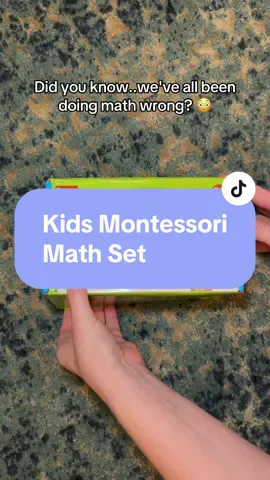 Forget boring worksheets - hands-on learning is the future! #gifted #mathhack #homeschool #montessori #math #falldealsforyou #falldeals 
