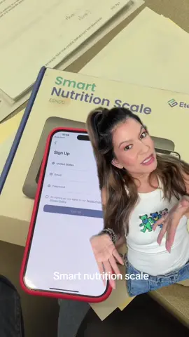 Smart nutrition scale @Etekcity #scale #peso #app 