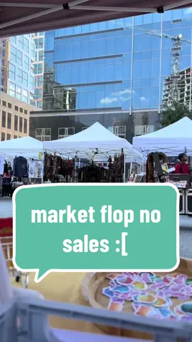 Sometimes you make -$15 on a market AND THATS OKAY!!! (or at least thats what im telling myself…) I’m starting to try out some newer events I havent done before, and part of that process sometimes is just trial and error and finding what fits. Absolutely no shade to this organizer- they put on some FANTASTIC events, I just think this particular market iust wasnt a fit for the audience that seeks out my work. There were also quite a few other big events in the area that same weekend. Its all part of the learning experience and knowing to do some more research beforehand! Onwards and upwards from here tho! #artmarket #marketvendor #vendorevent #artsales #artistalleylife 