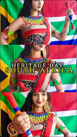 Celebrating Heritage Day in a blend of cultures that reflects who I am. As a proud South African of Indian heritage, I wore a striking leopard-print sari—symbolizing both my Indian roots and a nod to the wild beauty of Africa. Paired with traditional African jewelry and holding a dugu, I honored the rich, diverse tapestry of cultures that make up our beautiful country. 🌍✨ This outfit isn’t just fabric and beads; it’s a statement of unity, a tribute to both my Indian ancestry and the African soil I call home. #karunaeraman #heritageday #southafrica #heritagedaysouthafrica 
