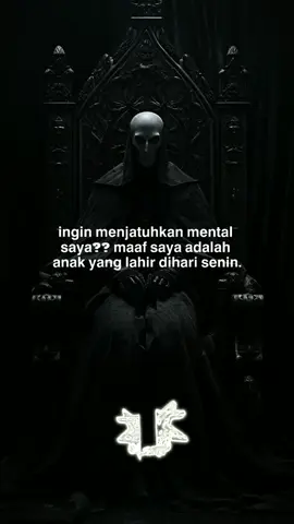 kelahiran hari senin ☠️🥶 #shiita666 #sindirankeras #pluralisme #humanity #666 