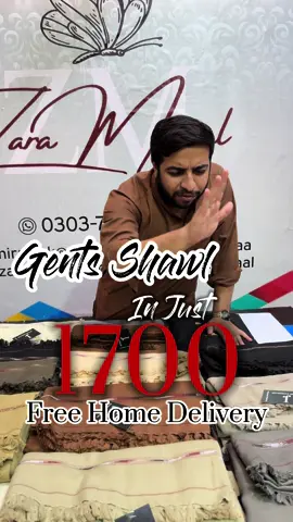 GENTS WOOL SHAWL ORDER AT WHATSAPP : 03037439966 Or click the link below : www.zaramiraal.com #zaramiraal #brands #junaidjamshed #gentsshawl #gents #gents_design #gentsstyle 