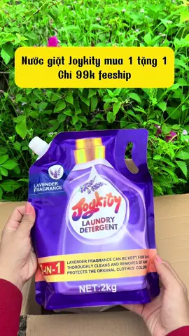 Nước giặt Joykity mua 1 tặng 1 chỉ 99k miễn ship#emkieutaphoa #nuocgiatxa #nuocgiat #nuocgiatxajoykity #nuocgiatjoykity #nuocgiatjoykitylavender 