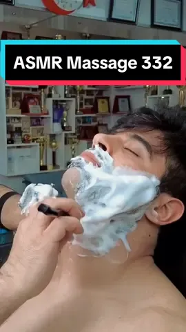 SHAVE YOUR BEARD AND WASH YOUR FACE || Massage 332 🚑🥷🗽 Cre: ASMR_Munur_Onkan 👉 #asmr #massage #headwashing #skincare #relaxing #relax #trending #fypシ