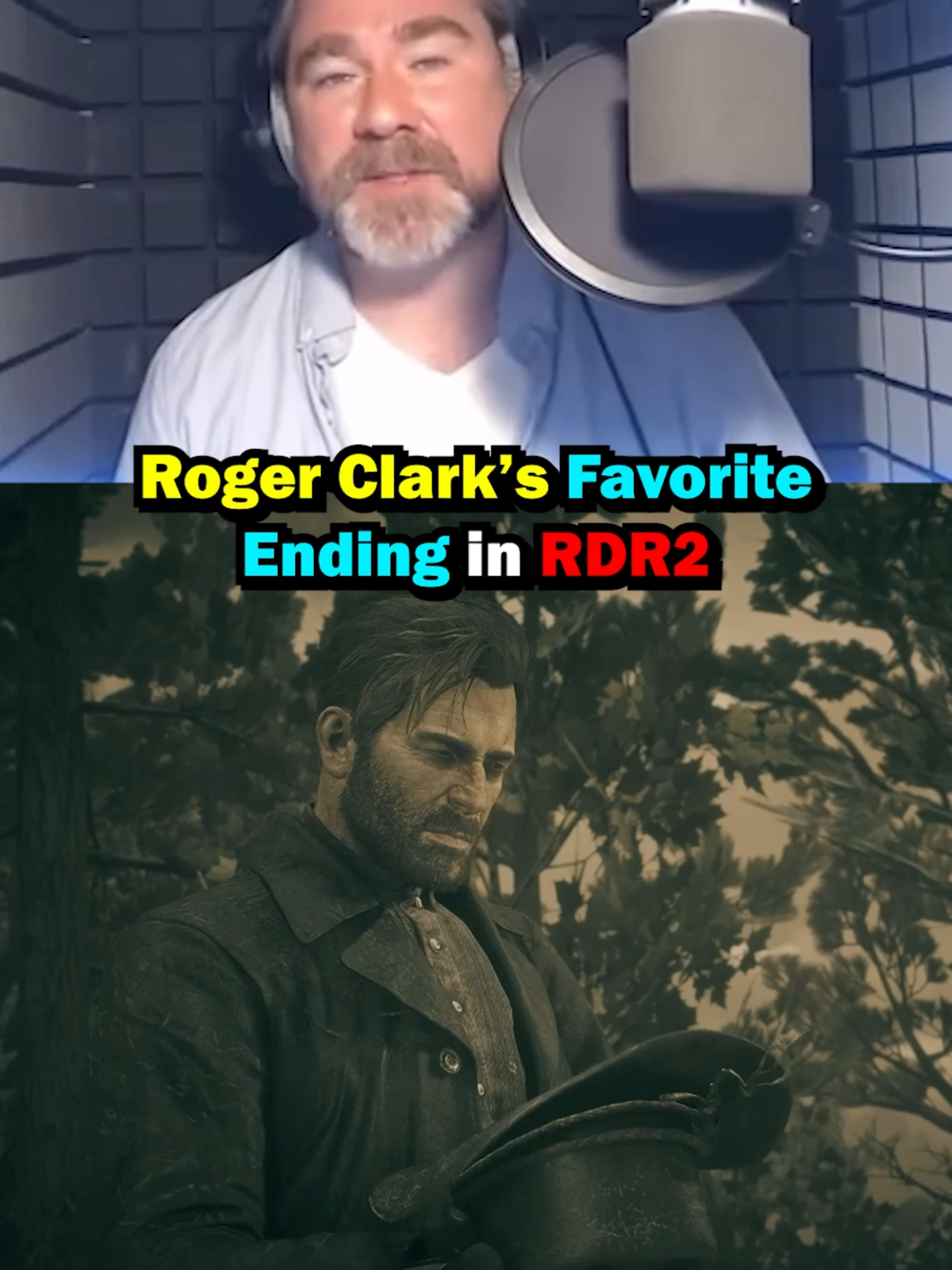 Arthur Morgan's Actor's FAVORITE Ending in RDR2 #rdr2 #reddeadredemption2 #arthurmorgan #rogerclark #gaming #fyp