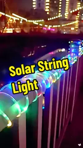 Solar String Light ##ledlights #stringlight #solarlight #fyp #tiktokmalaysia 