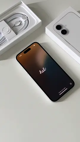 ༘⋆ ꙳unbox iPhone 16 white color യ * #iphone #iphone16 #unboxing #white #ไอโฟน16 #ไอโฟน #apple 