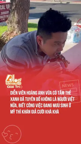 Diễn viên Hoàng Anh vừa có tấm thẻ xanh đã tuyên bố không là người Việt nữa, biết công việc đang mưu sinh ở Mỹ thì khán giả cười khà khà #hoanganh #dienvienhoanganh #blogtamsu #eyeplusmedia #TQDSHNI