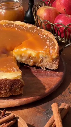 Apple Gooey Butter Cake 🍂🍎 Soft & moist brown butter spice cake, layered with spiced apples, a gooey cream cheese topping and silky salted caramel sauce. It’s packed full of warm, autumn apple flavor and melt in your mouth caramel with the most delectable texture from the gooey cream cheese layer. Best thing to bake this apple season 🥹❤️ #gooeybuttercake #applecake #saltedcaramel #fallbaking