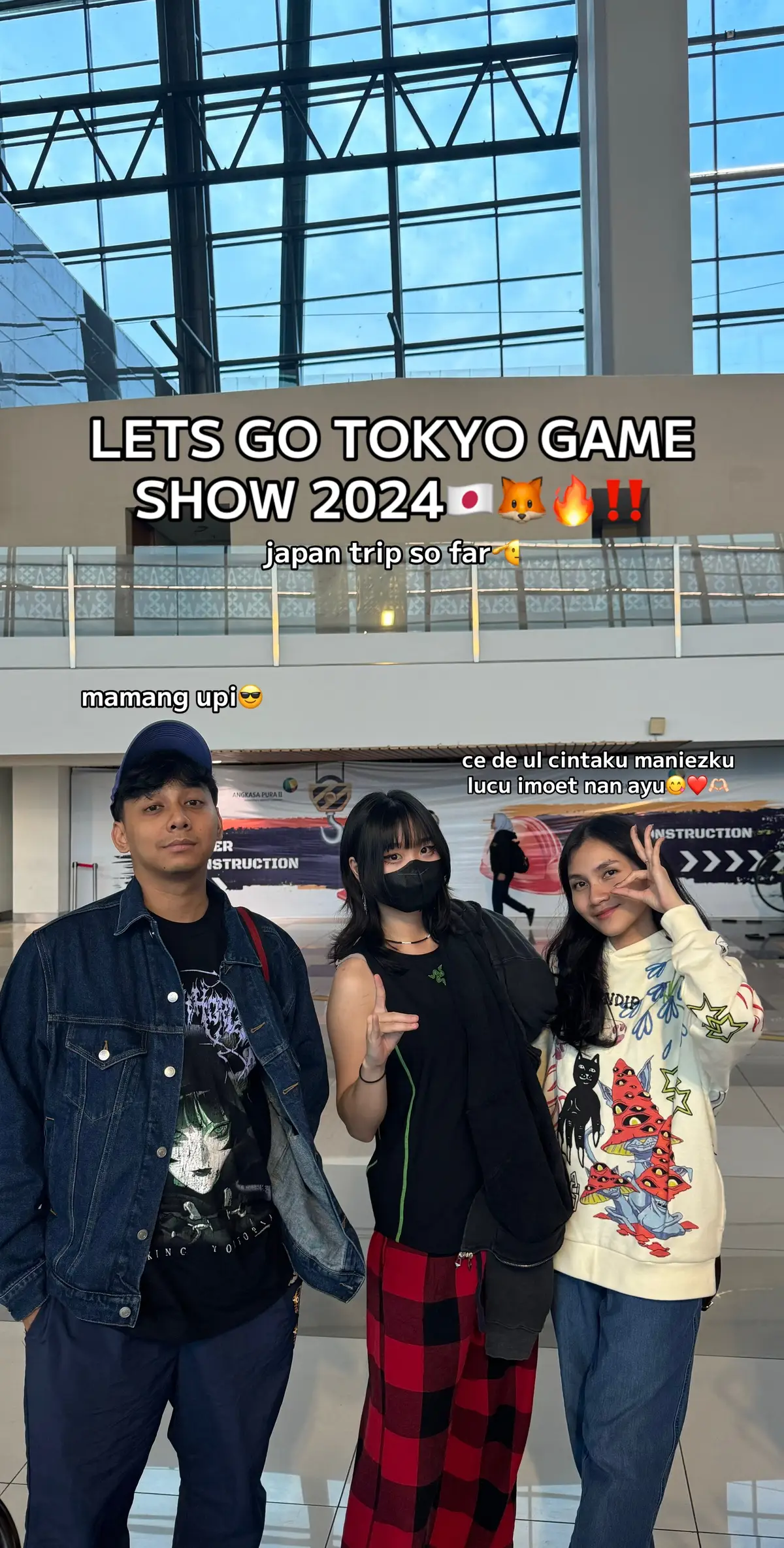 tokyo game show here we go❤️ (ig yt: kitsunee.___) #fypシ #kitsunee #xyzbca #asian #tokyo #meme #japan 