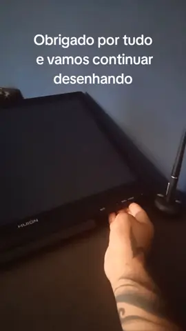 Minha primeira tela display, comprei a Huion Kamvas 20. #artist #art #huion #huionkamvas #digitalartist #mesadigitalizadora 