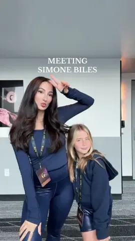 Core memories made 💙 #momanddaughter #olympics #gymanstics #simonebiles #girlmom #vipexperience #fypツ #foryouu @ATHLETA 