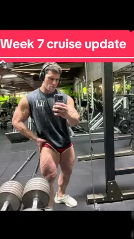 Replying to @Whole Milk Week 7 cruise update #fyp #fypp #Fitness #gym 