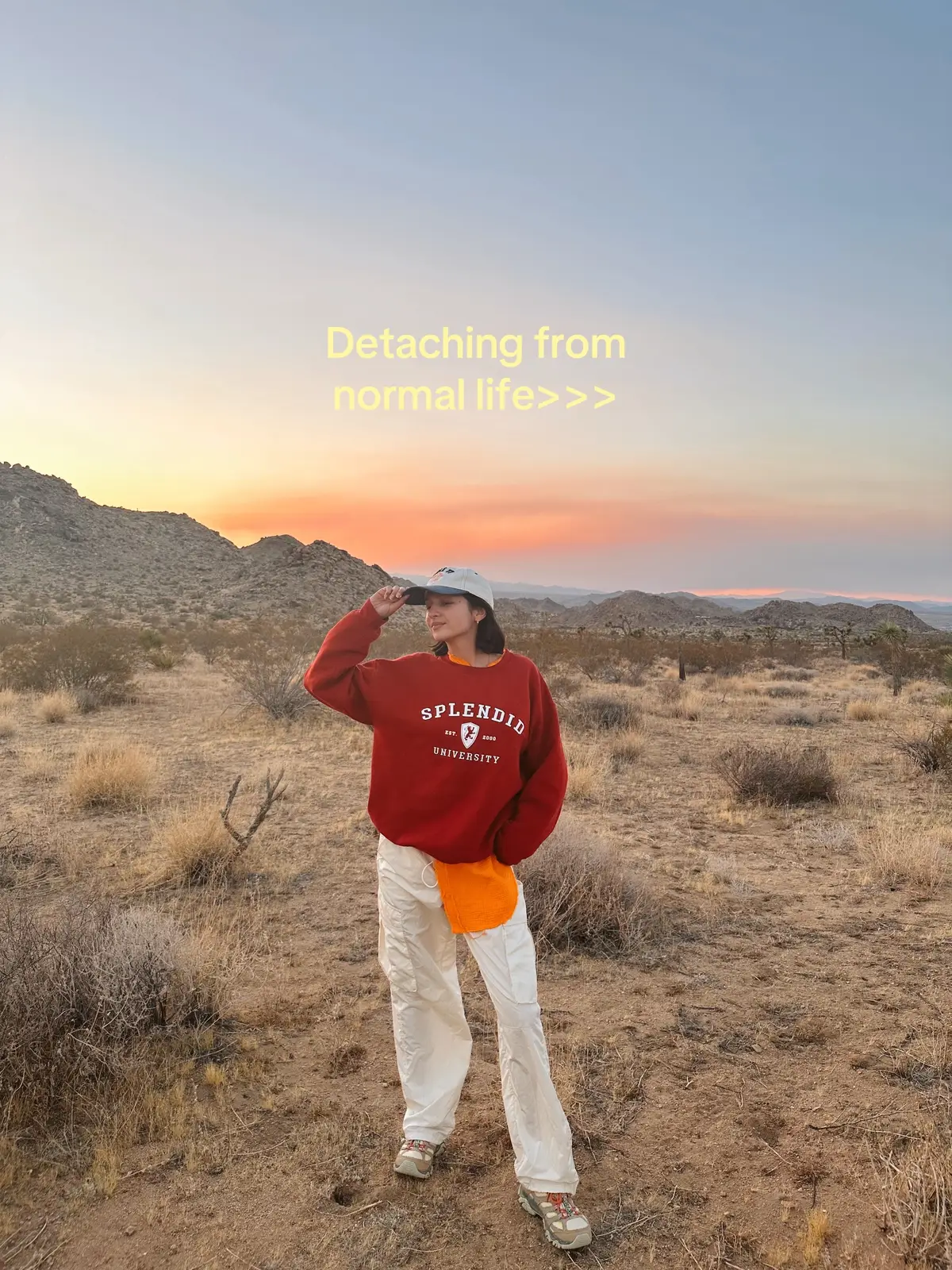 Trip to the desert #joshuatree #nationalpark #Hiking #desertvibes 