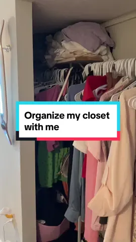 Me and my closet sitch - bought the omar shelving unit with clothes rail from ikea #ikeafinds #closetorganization #diycloset 