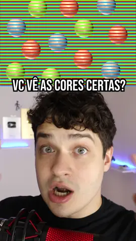 QUAL A COR DESSAS BOLINHAS? #ilusao