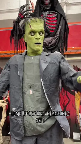 #spooky #spookyseason #animatronics @The Home Depot #halloweencostume #halloween #spookyszn #homedecor #halloweendecor #homedepot #viralvideo #fyp 