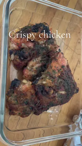 Crispy chicken my favorite easy chicken to make! #chicken #chickenrecipe #crispy #healthy #healthyfood #food #FoodTok #yummy #EasyRecipe 
