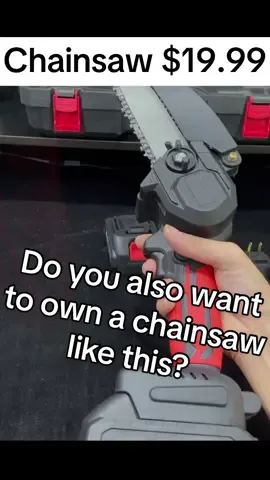 Do you also want to own a chainsaw like this?#tools #toolset #dealsforyoudays #toolkit #repair #hardwaretools #toolbox#chainsaw 