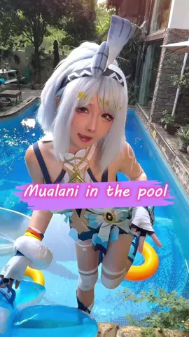 Mualani in the pool cr. 樱梨梨Eriri#genshin #GenshinImpact #genshinedit #gaming #cosplay #genshincosplay #mualani