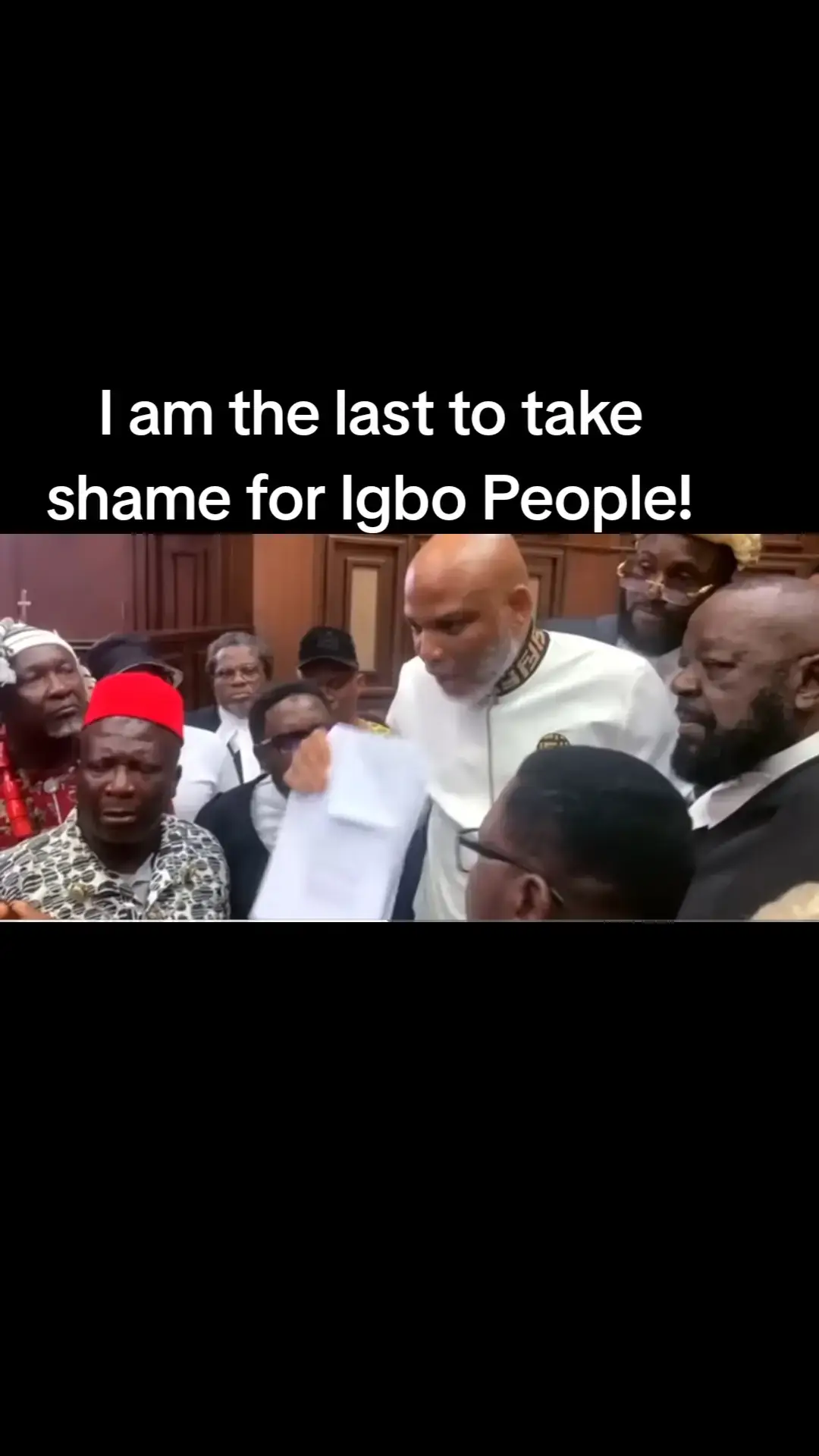 Nnamdi Knau. They can't stop Igbo people 