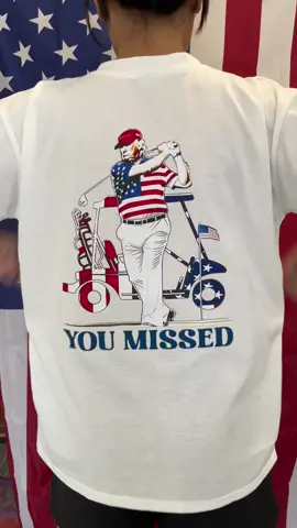 President Donald Trump 2024 Golf You Missed Shirt Sale 60% today🔥🇺🇸