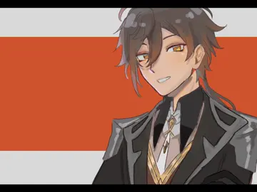 I just realized i forgot his earing😭😭😭😭 #zhongli #art #zhongligenshinimpact #GenshinImpact #animationmeme #animation 