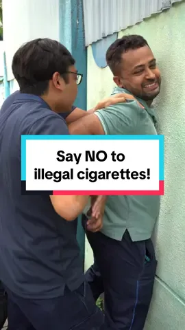 Buying and selling of illegal cigarettes in Singapore is against the law. You can be fined, go to jail, and lose your job. #cigarettes #illegal #no 