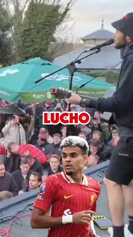 A new chant for a Luis Diaz that’s on fire right now! 🔥  #Soccer #football #fankaraoke #liverpoolfc #luisdiaz 
