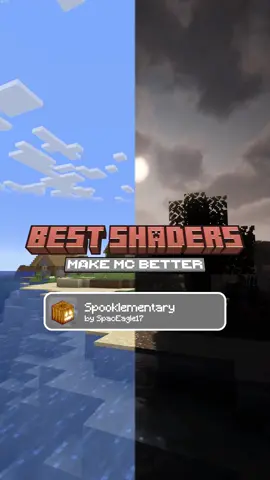 Spooklementary Shaders - Minecraft Shaders #java #shaders #Minecraft #pojavlauncher #halloween #sodium #aesthetic #mods #mc 