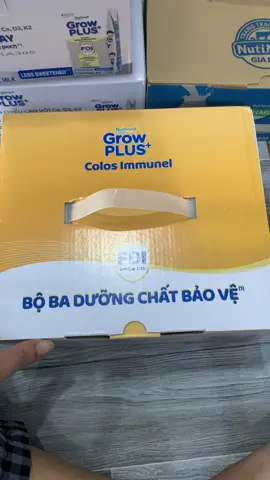 Thùng 24 hộp 110ml sữa bột pha sẵn Nutifood Sweden GrowPLUS + Sữa Non Immunel ít đường (2.64L)