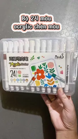 Bộ 24 màu acrylic #butmauacrylic #ve #butmau #xuhuong #viral #topthinhhanhtiktok #trendingvideo #primevideo #lenxulenxuhuongtiktok #thinhhanh 